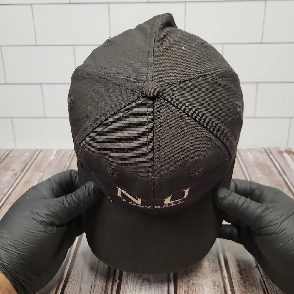Vintage The Game Northwestern Wildcats Football Snapback Hat Black Purple NCAA